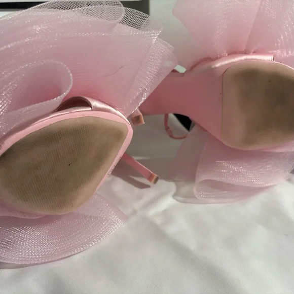 Alexander Wang Pink Pom Heels - Picture 4 of 5